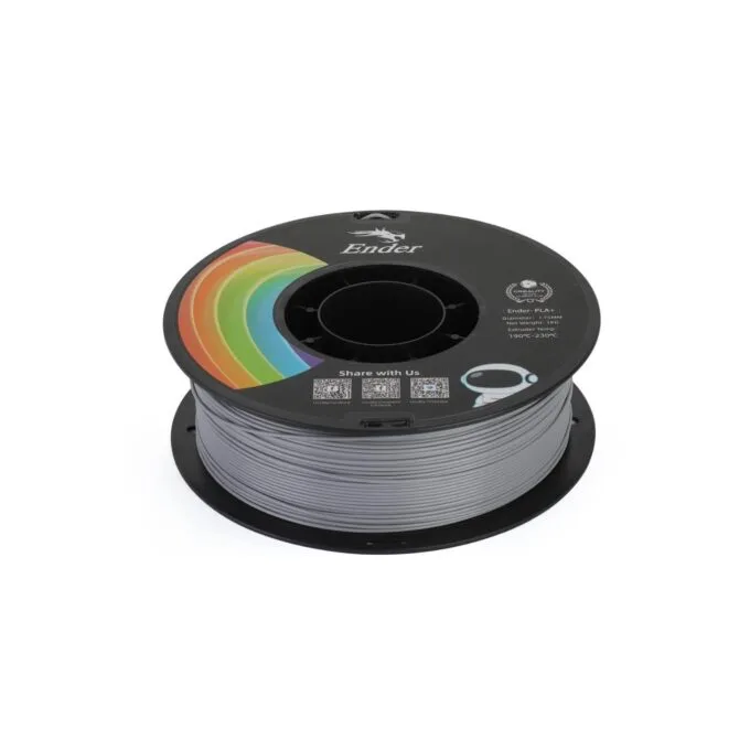 Creality EN-PLA+ Gray Ender 3D Printer Filament - 3301010308 - Strength 34MPA Bend 77MPa 1 kg 1.75 — image 1