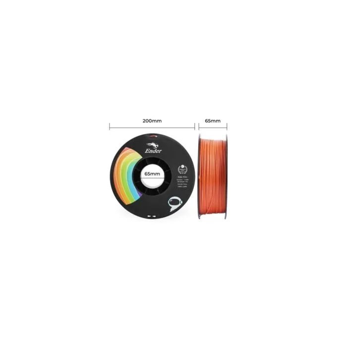 CREALITY EN-PLA+ Orange Filament for Ender - EN-PLA+ - 1.75mm, 1 kg Spool — image 3