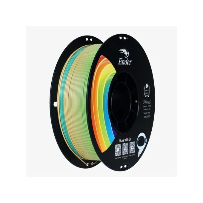 Creality EN-PLA+ Rainbow Filament - 33010103 - Rainbow, 1.75mm, 1 kg — image 1