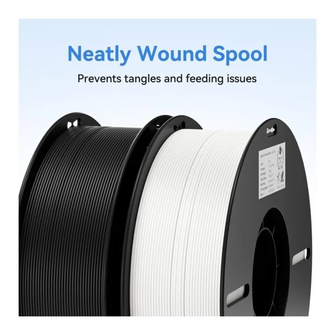 Creality EN-PLA Value Pack - 3301010476 - Black, 1.75mm PLA filament, four spools (4x spools) 4kg — image 5