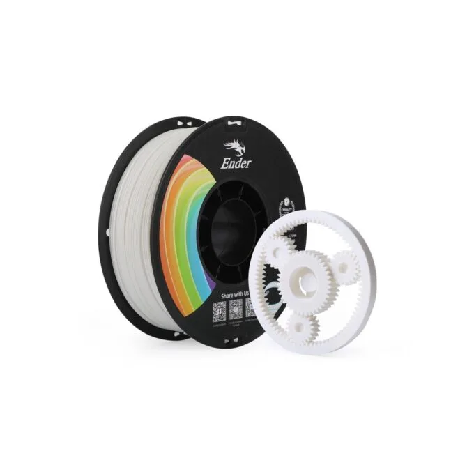 Creality EN-PLA+ White Ender 3D Printer Filament - 3301010305 - Strength 34MPA Bend 77MPa 1 kg Spool1.75 — image 1