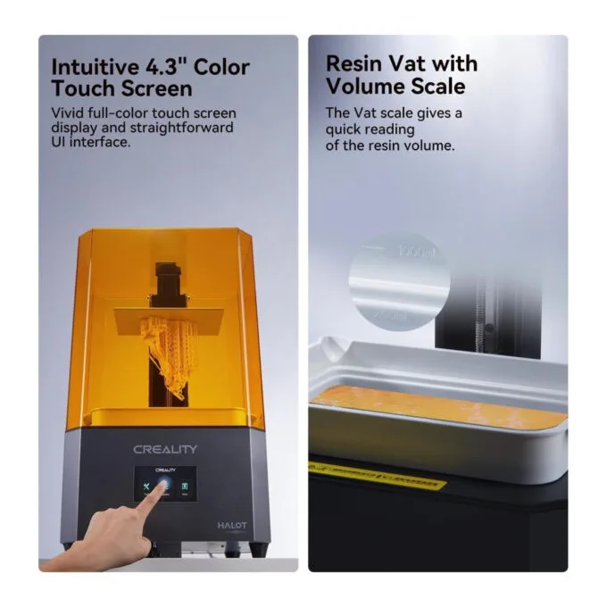 Creality Halot Play - 4k Piocreat Resin Printer fast 60mm h 130x82x160mm — image 8