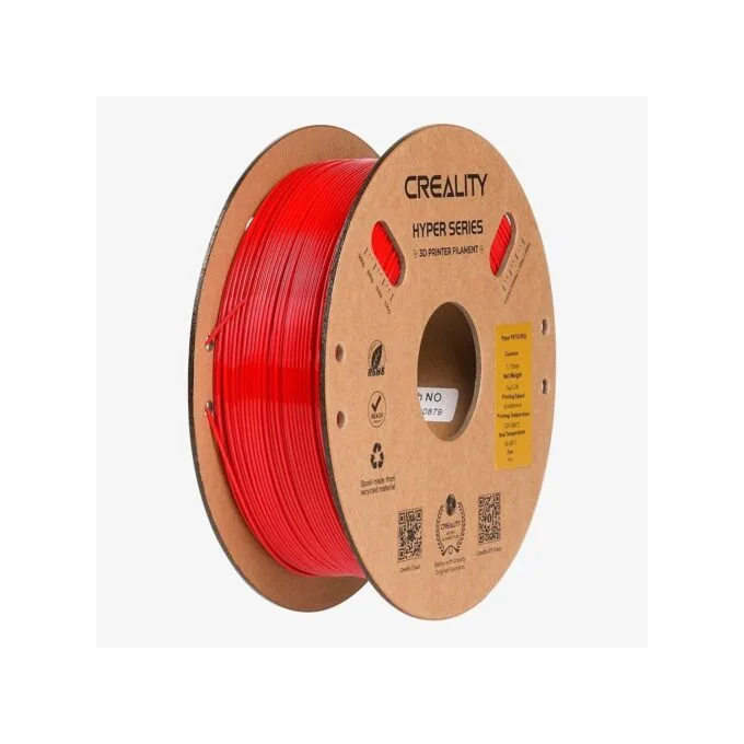 Creality Hyper-PETG Filament - PETG, Red, 1 kg, 1.78 mm, Fast print, UV resistant — image 1