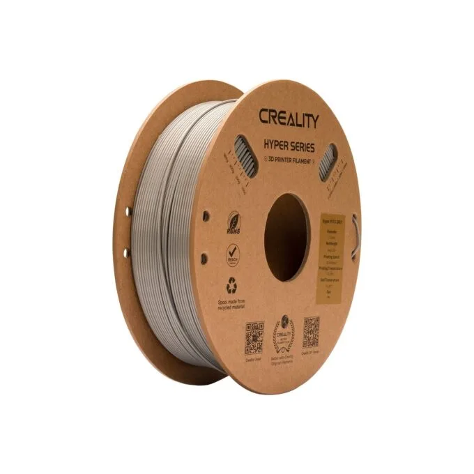 Creality Hyper-PETG Grey 1.75mm Filament - Grey, 1kg — image 1