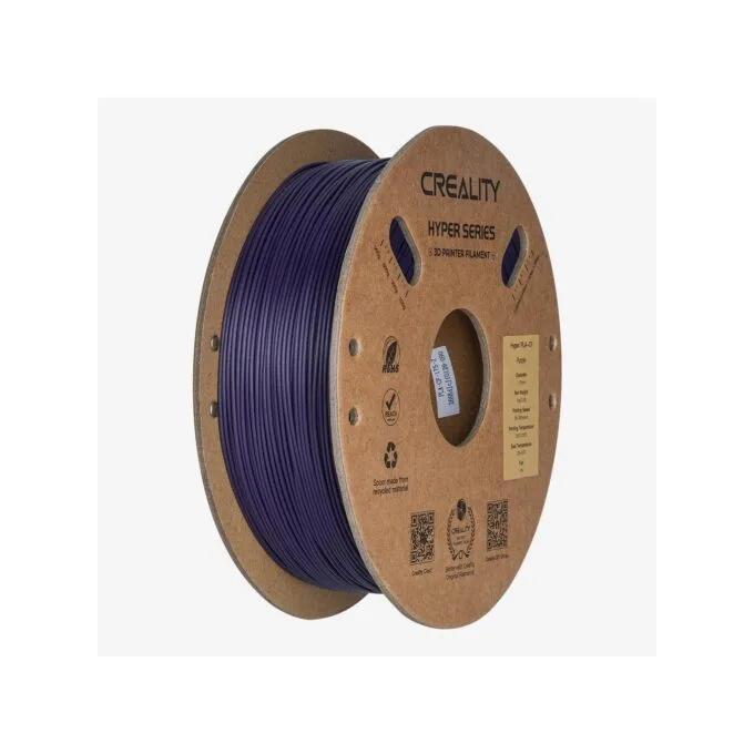 Creality Hyper PLA-CF Purple Carbon Fiber Filament - 1 kg Spool 1.75mm - High Strength & Low Warp — image 1