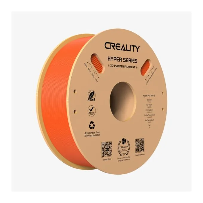 Creality Hyper PLA Orange 3D Printer Filament - 1 kg Spool - 1.75mm, High-speed PLA — image 1