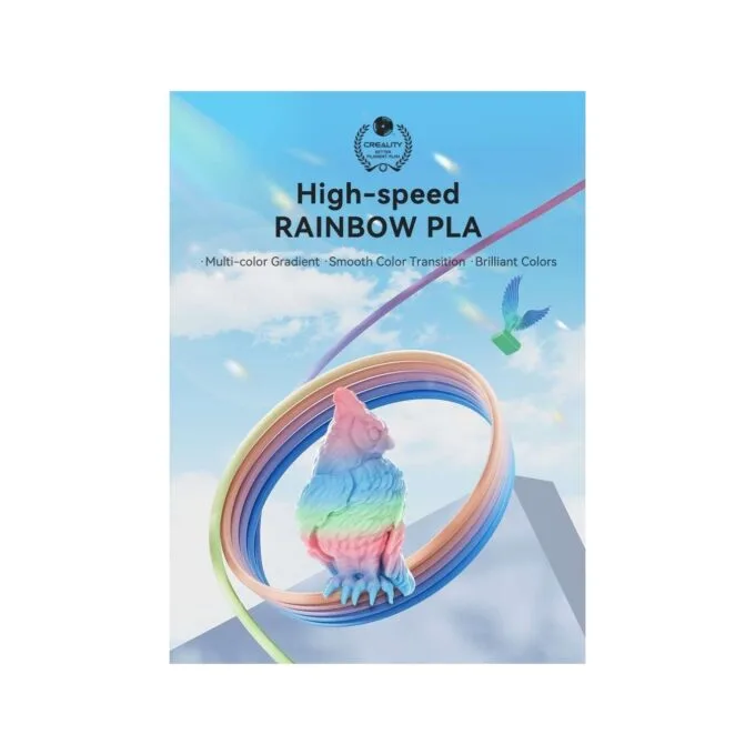 Creality Hyper PLA Rainbow Wild Blossom Short Gradient - 1.75mm Filament - Rainbow Wild Blossom, 1kg — image 7