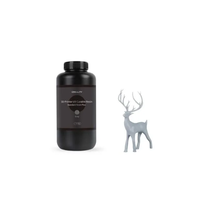 Creality Resin Plus Grey 1kg Standard Rigid Resin Plus for 3D Printers - 3302020089 - — image 1