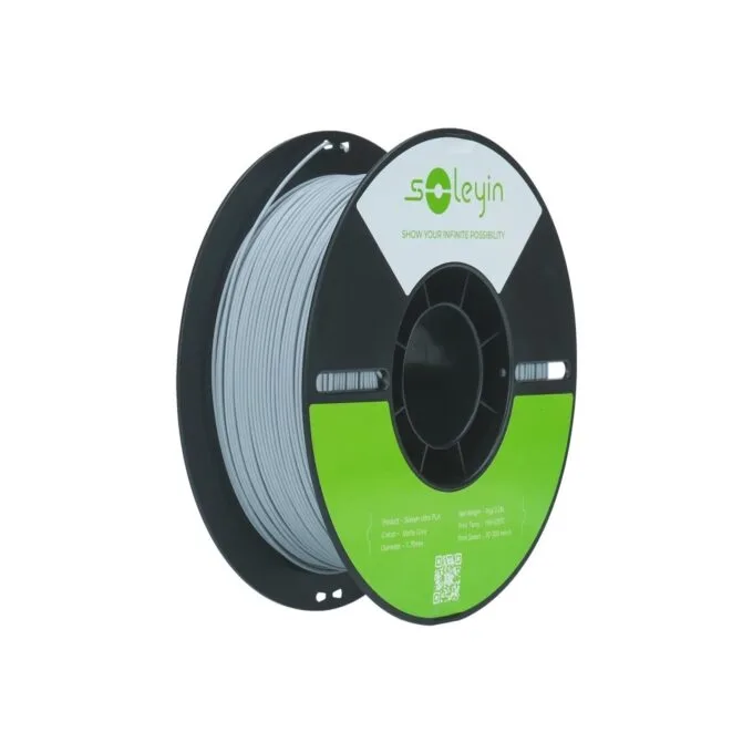 Creality Soleyin Ultra PLA 1 kg Spool 1.75 mm - Matte Gray — image 1