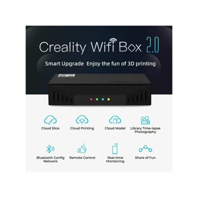CREALITY Wifi Box - 2.0 - With TF Card, Bluetooth, Config Network, Remote Control, Real-time Monitoring — image 6