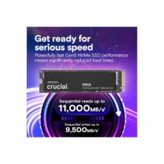 Crucial P510 2TB M.2 NVMe SSD - PCIe 5.0 x4 10000 MB/s - CT2000P510SSD8