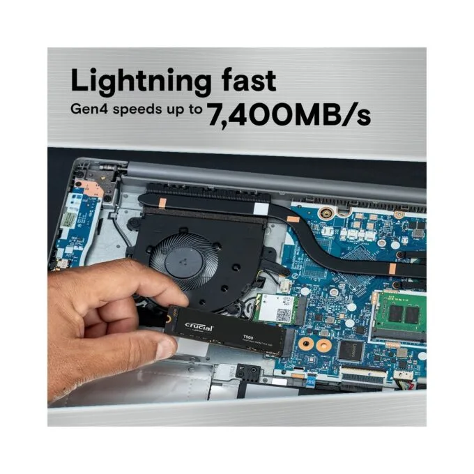 Crucial T500 2TB M.2 NVMe PCIe Gen4 x4 - CT2000T500SSD8 7400/7000 MB/s — image 2