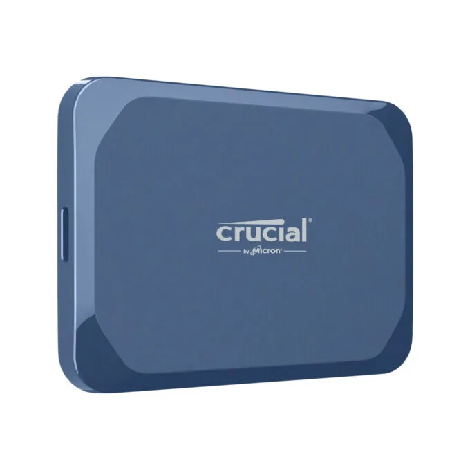 Crucial X10 Portable SSD - 2TB - USB 3.2 Gen2x2 (20Gbps), USB-C, Blue, 2100 MB/s — image 1