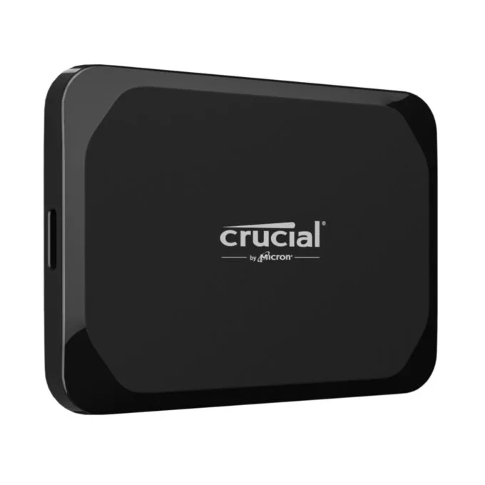 Crucial X9 External SSD - CT2000X9SSD9 - Black, 2TB, USB-C 3.2 Gen2 (10Gbps), 1050MB/s — image 1