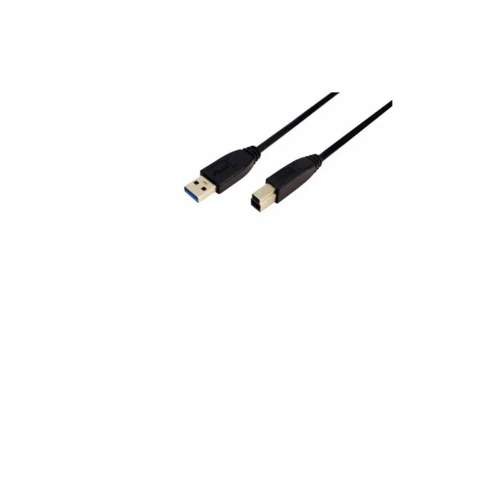 CU0023 USB3.0 Cbl A-MALE to B-MALE 1m LOGILINK — image 1