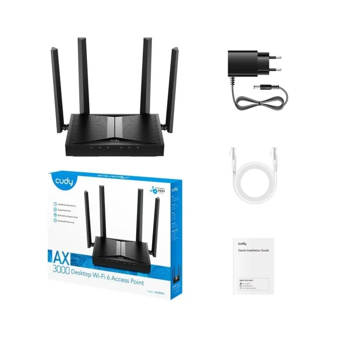Cudy Access Point - AX3000 - Wi-Fi 6 Desktop Access Point — image 3
