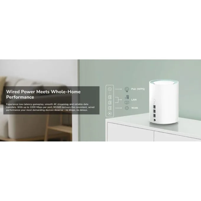 Cudy Mesh AX1500 Dual Band Gigabit Wi-Fi 6 3-Pack - M1500 — image 4