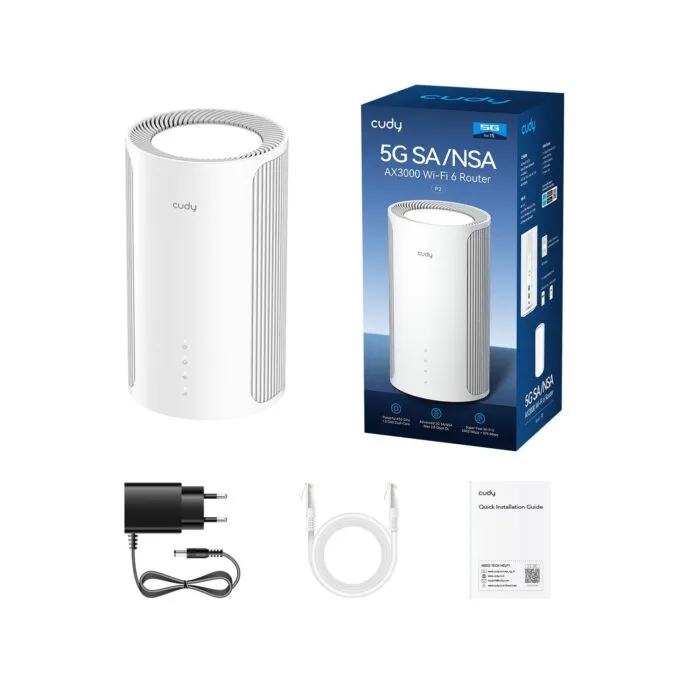 Cudy P2 5G NR CAT6 AX3000 Wi-Fi 6 Mesh VPN Router — image 4