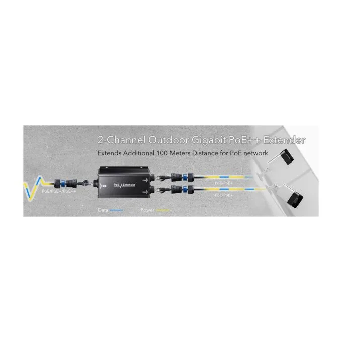 Cudy PoE Extender - POE25 - Gigabit 2PoE 60W with PoE++ Input Outdoor IP67 — image 5