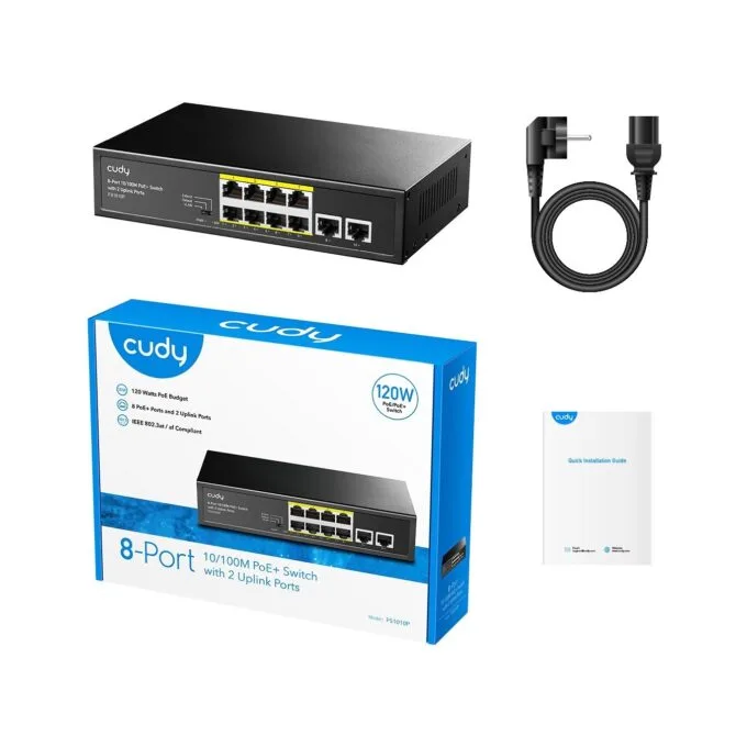 Cudy PoE+ - FS1010P - 8P — image 5