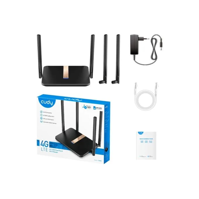 Cudy Router - AC1200 - Cudy Wi-Fi Mesh 4G LTE Cat4 Router — image 4
