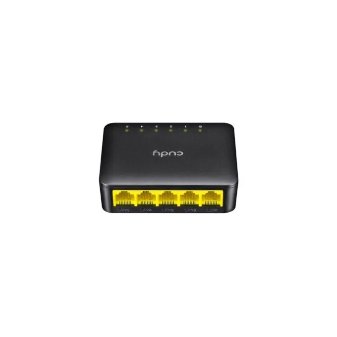 Cudy Switch Gigabit Ethernet 5-Ports Desktop GS105D with UK Plug — image 1