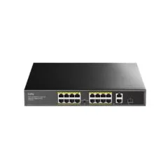 Cudy Switch PoE FE 16PoE + 2GbE + 1SFP Uplink 200W RM - FS1018PS1 - Cudy Switch PoE FE 16PoE + 2GbE + 1SFP Uplink 200W RM