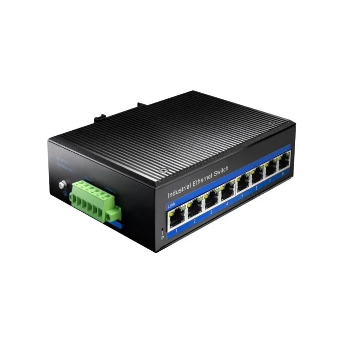 Cudy Switch PoE Gigabit 8PoE Industrial 240W IP40 - IG1008P - PoE, Gigabit, 8PoE, Industrial, 240W, IP40 — image 2