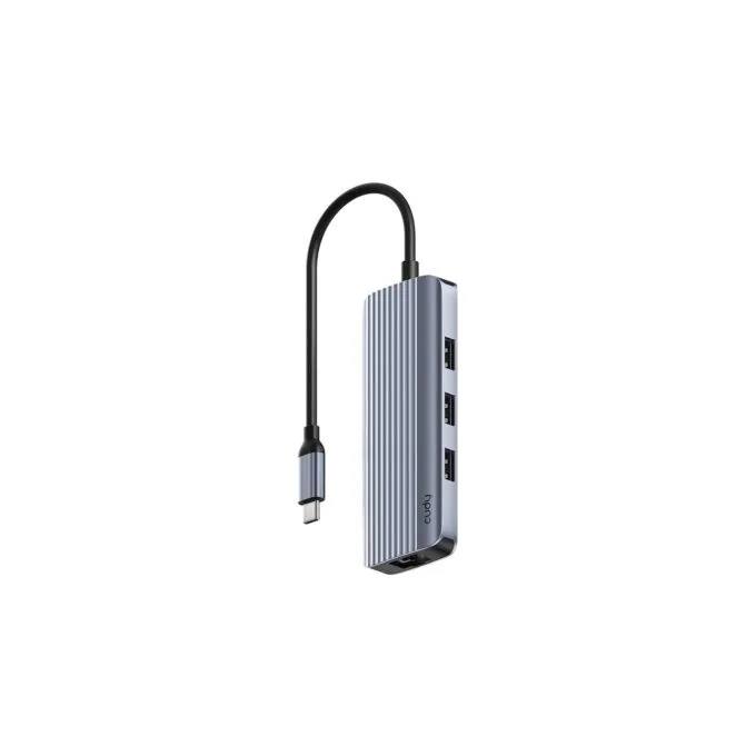 Cudy UH606 6-in-1 USB-C Hub with GbE & 4K60Hz HDMI — image 1