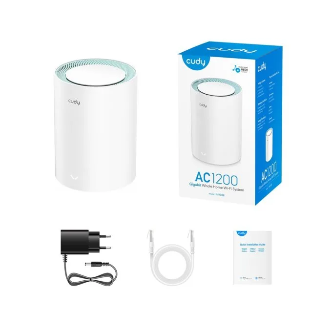 Cudy Whole Home Mesh - M1300 - Extra Unit AC1200 Dual Band Gigabit Wi-Fi 1-Pack — image 4
