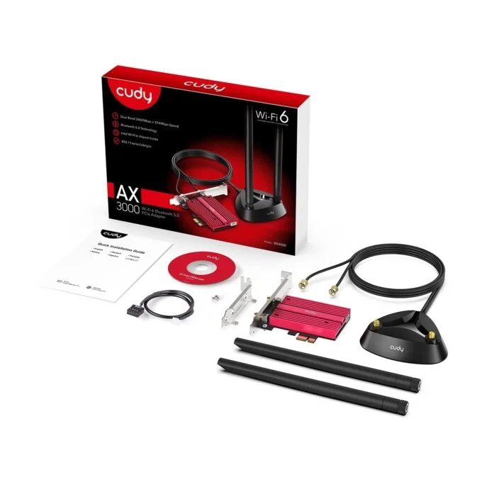 Cudy Wi-Fi 6E PCI Express Adapter - AX5400 - Wi-Fi 6E PCI Express Adapter — image 4