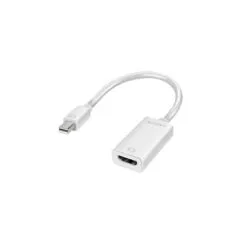 CV0036B MINI DP TO HDMI MALE FEMALE ADAPTER, 4K 30 Hz, WHITE, 0.15 m LOGILINK
