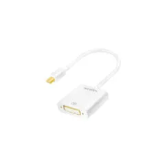 CV0037 DISPLAYPORT TO DVI MALE FEMALE ADAPTER 1080p, WHITE, 0.1 m LOGILINK