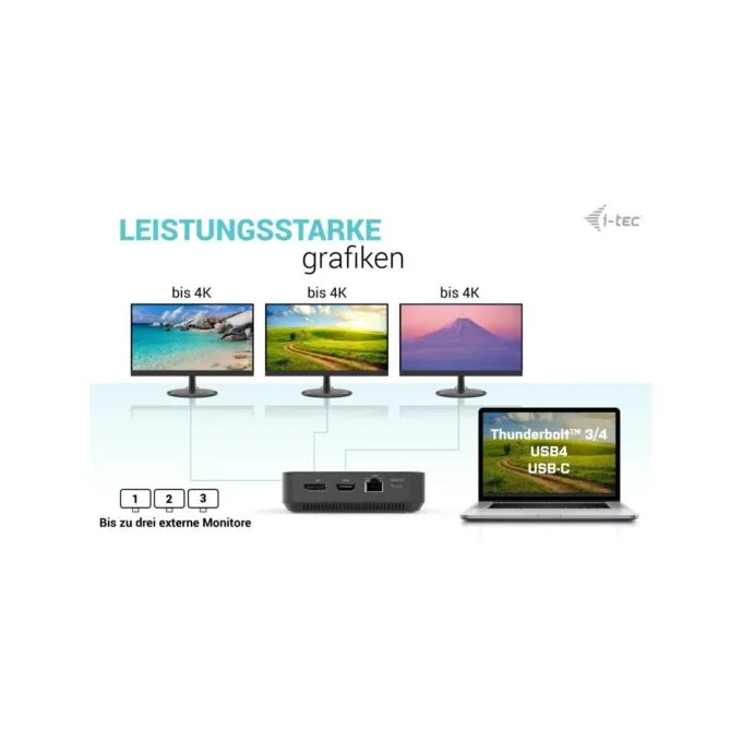 D I-TEC Docking Station USB-C Thunderbolt 3 USB4 - Characteristics — image 8