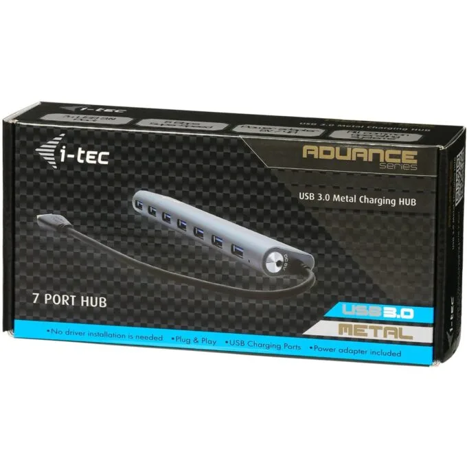 D I-TEC USB 3.0 7-Port HUB ALU - Aluminum USB-A Hub — image 6