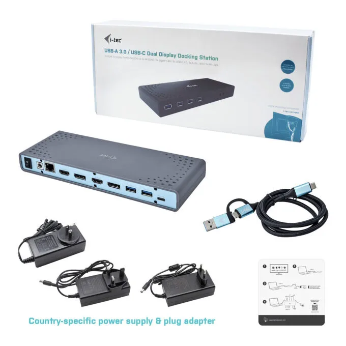 D I-Tec USB 3.0 USB-C 5K Universal Dual Docking Station — image 13