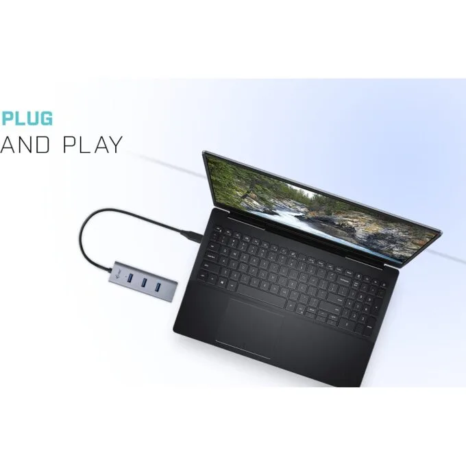 D I-TEC USB-C METAL 4-PORT HUB - USB-C Upstream, Aluminum Body — image 5