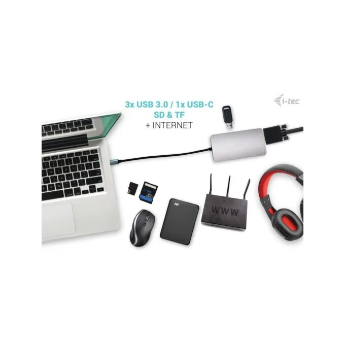 D I-TEC USB-C NANO DOCK HDMI VGA - Compact Dock — image 6