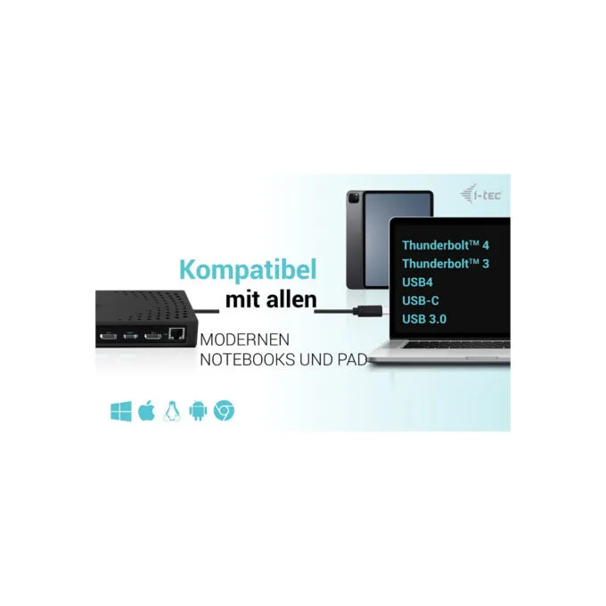 D I-TEC USB-C Thunderbolt 14-in-1 PD 100W DockingStation — image 3