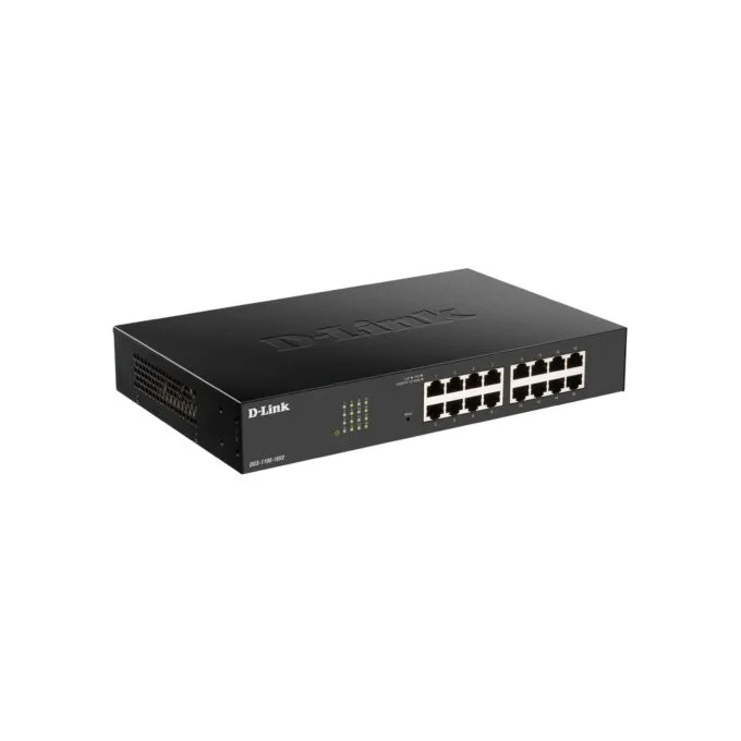 D-Link 16P Switch - DGS-1100-16V2 - 16-Port Gigabit Smart Rack-Mount — image 2