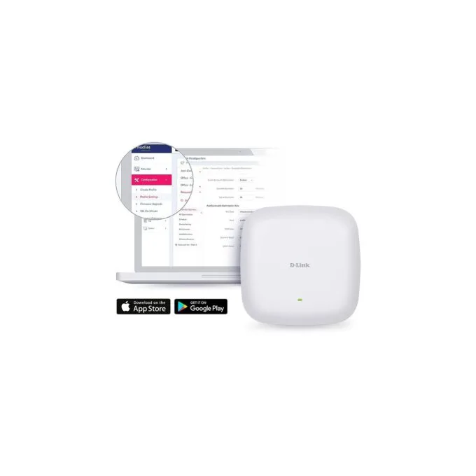 D-Link DAP-X2810 - AX1800 Wi-Fi 6 Dual-Band PoE Access Point - White — image 9