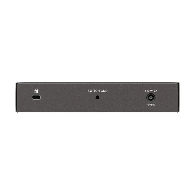 D-Link DGS-1008P - 8-Port Gigabit PoE+ Unmanaged Switch - Black Metal Desktop, 4 PoE+ Ports, 60W Budget — image 3
