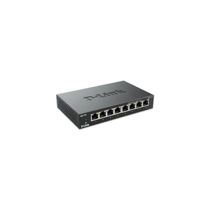 D-Link DGS-108 8-Port Gigabit Ethernet Switch - DGS-108 - Fanless, Unmanaged, Desktop — image 2