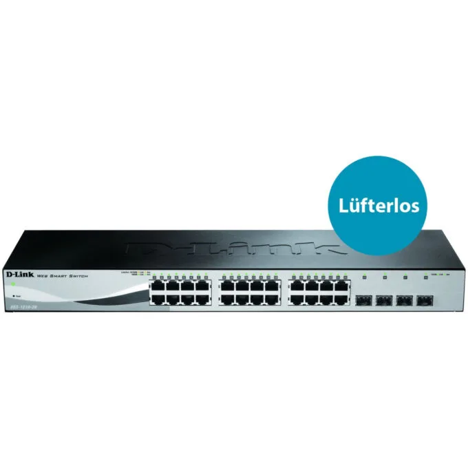 D-Link DGS-1210-28 - 28-Port L2/L2+ Smart Managed Gigabit Switch, Black, 1U Rackmount, 56Gbps — image 3