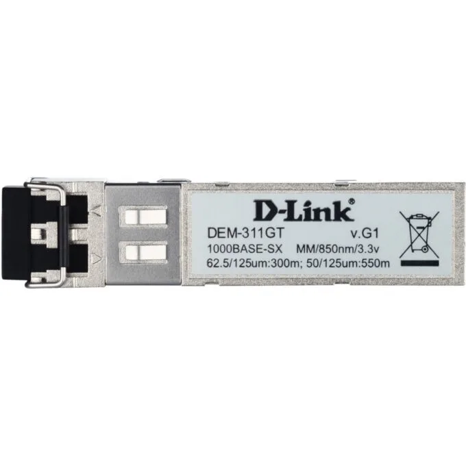 D-Link MiniGBIC SFP 1000BaseSX - DEM-311GT - Multimode LC, 850nm, 550m, Metallic — image 2