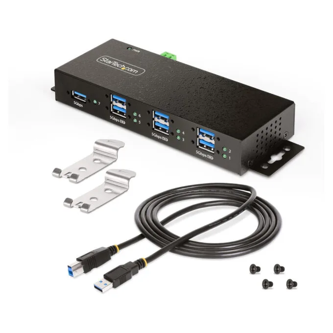 D StarTech 7PT MANAGED INDUSTRIAL USB HUB — image 3