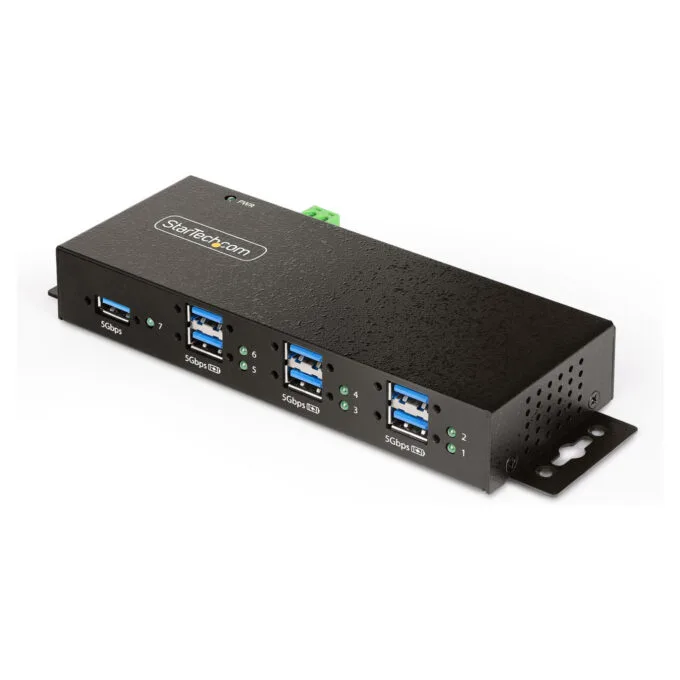 D StarTech 7PT MANAGED INDUSTRIAL USB HUB — image 1