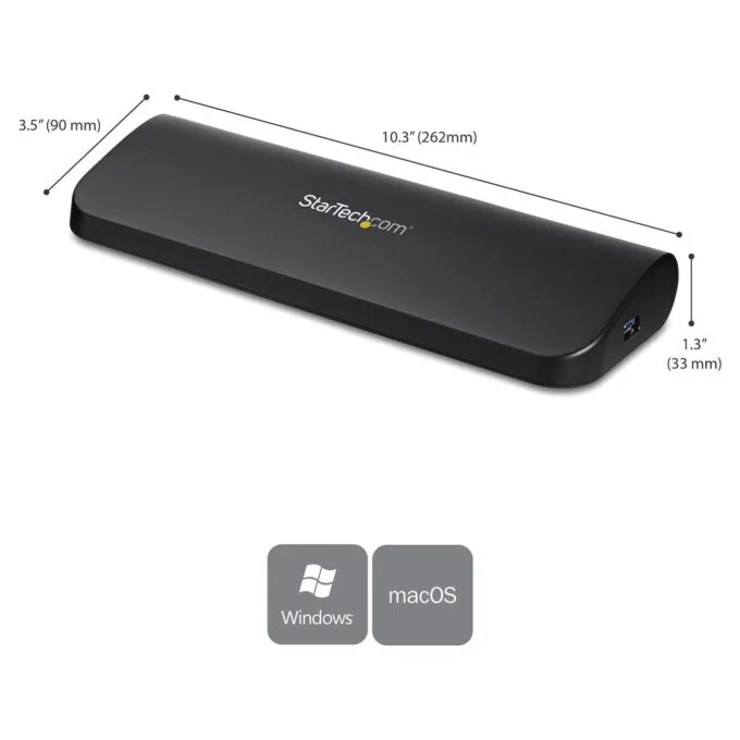 D StarTech DUAL VIDEO USB 3.0 LAPTOP DOCK — image 2