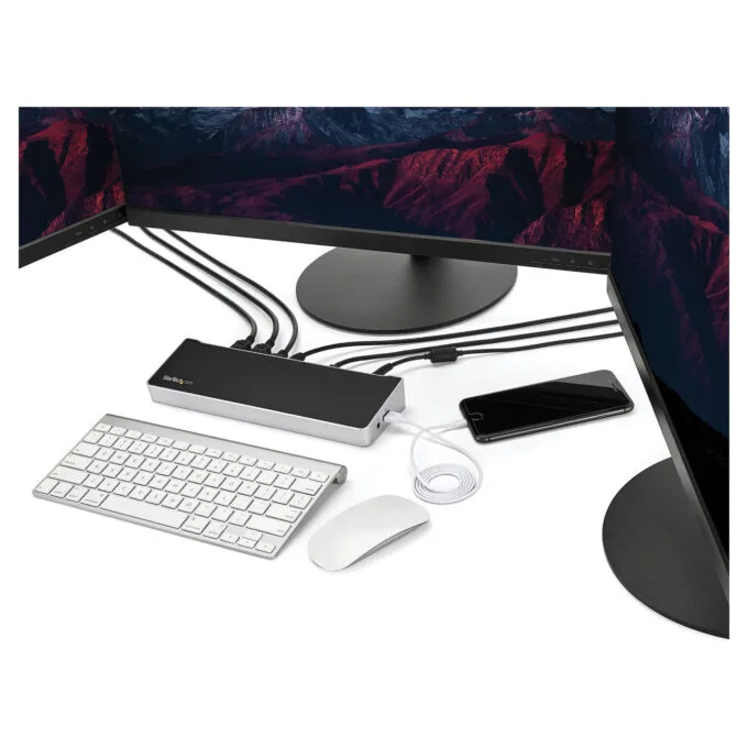 D StarTech TRIPLE 4K USB-C DOCK - 100W PD — image 5