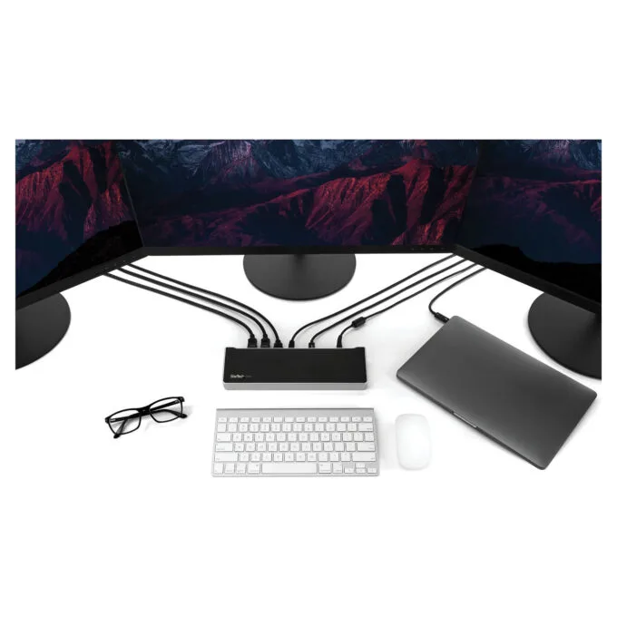 D StarTech TRIPLE 4K USB-C DOCK - 100W PD — image 6